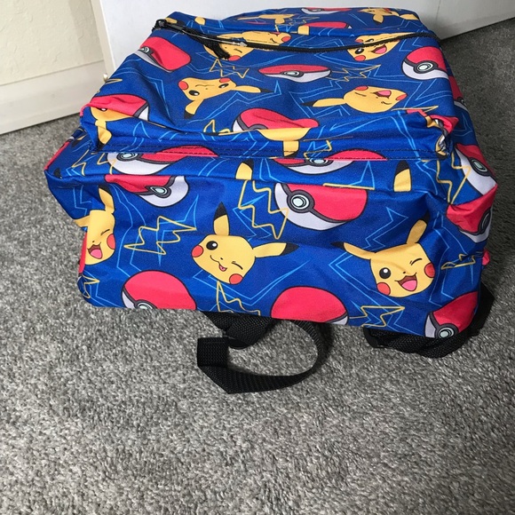 Pokémon Pikachu Pokeball print boys school backpack. - Picture 3 of 9